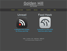 Tablet Screenshot of goldenhillsoftware.com